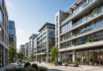 Commercial property investment — modern commercial buildings for investment