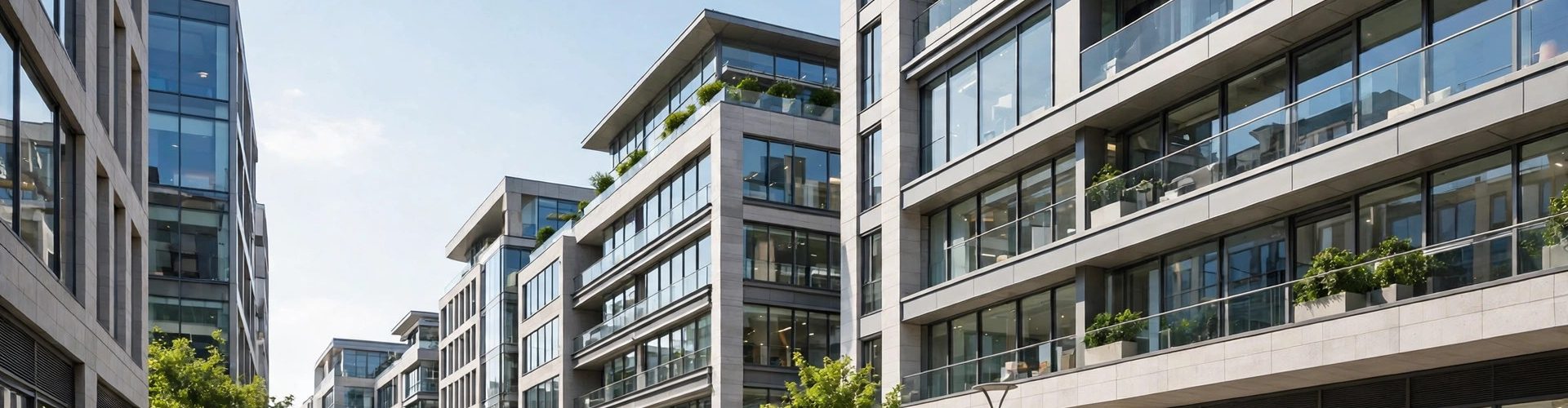 Commercial property investment — modern commercial buildings for investment